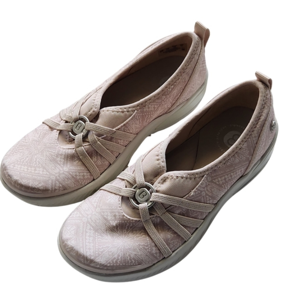 Bzees Niche Light Pink Slip-On Shoes‎ Sz 6 Machine Washable Comfort
